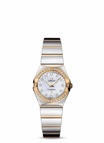 Omega Constellation Quartz 24 Polished Stainless Steel / Yellow Gold / Diamond / MOP Supernova 123.25.24.60.55.008 (12325246055008)